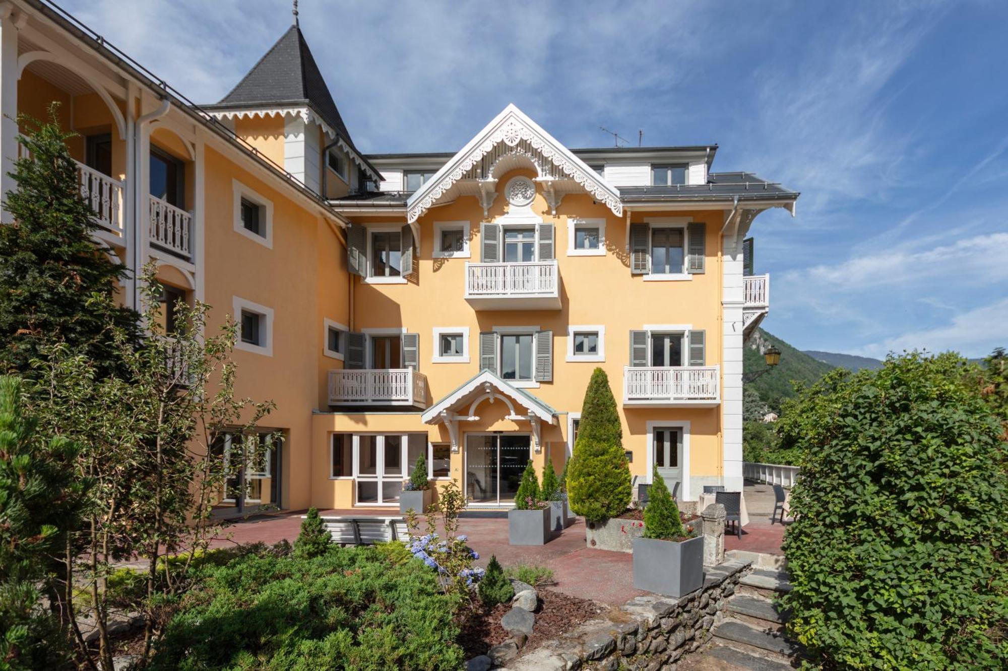 Hotel Le Belvedere Brides-les-Bains Buitenkant foto
